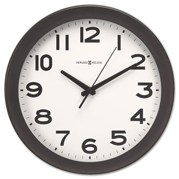 Howard Miller® Kenwick Wall Clock, 13.5" Overall Diameter, Black Case, 1 Aa (sold Separately) freeshipping - TVN Wholesale